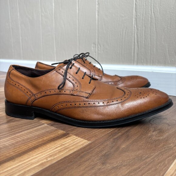 Gordon Rush Men\'s 13 Leather Wingtip Dress Shoes Office Career Work main image 11